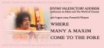 DIVINE VALEDICTORY ADDRESS on 29th August 2009